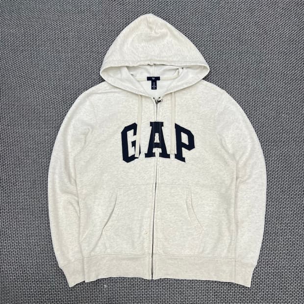 착샷O 갭 멜란지 후드집업