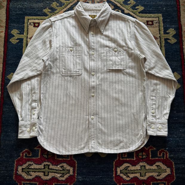 1940s Cushman Hickory Stripe work Shirt