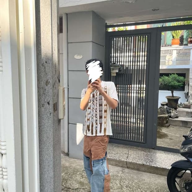 앤더슨벨 카펜터 데님팬츠 판매합니다.