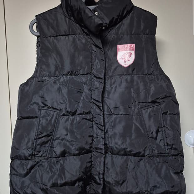 고려대 남성패딩조끼 95사이즈 팝니다 