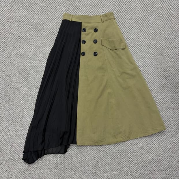 아줄바이마우지 언발란스 스커트 v2879