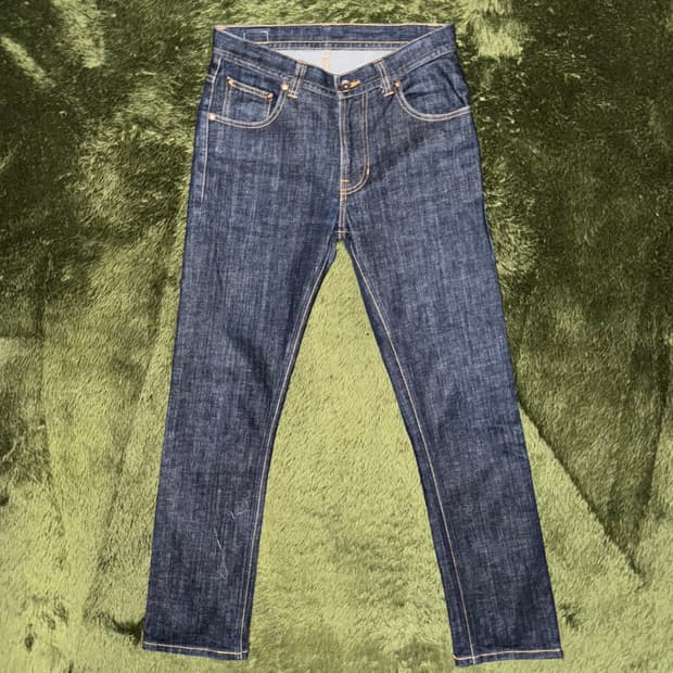 [S] Beams 빔즈 재패니즈 패브릭 데님 팬츠 인디고