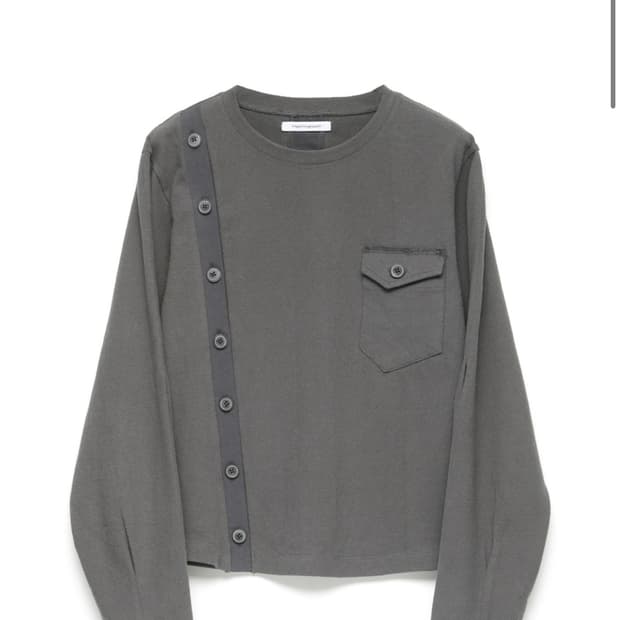 해칭룸 걸 볼륨 티셔츠 긴팔