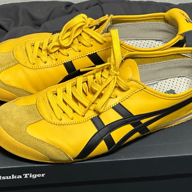 오니츠카타이거 멕시코66 옐로우 블랙