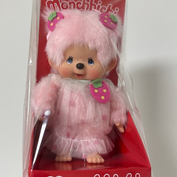 정품새상품 몬치치 스트로베리 딸기 인형