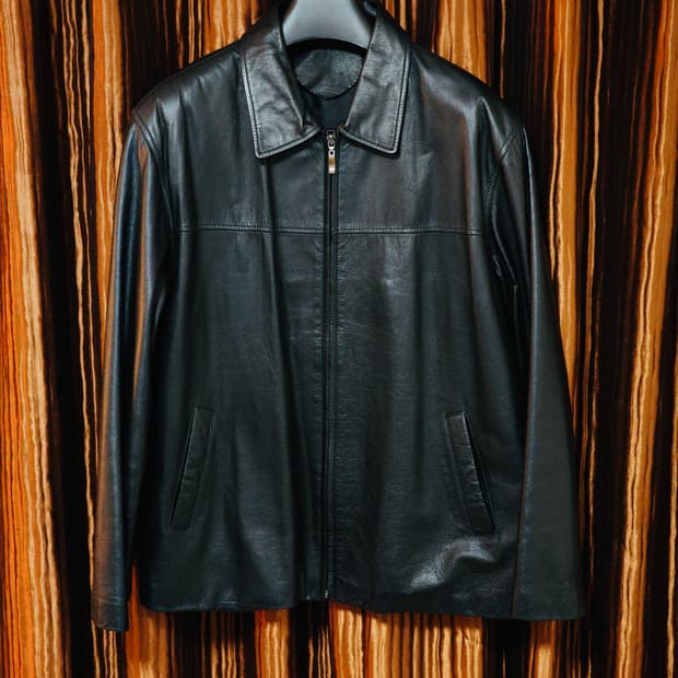 엑스트라 싱글 레더(리얼가죽)자켓 사이즈 XL