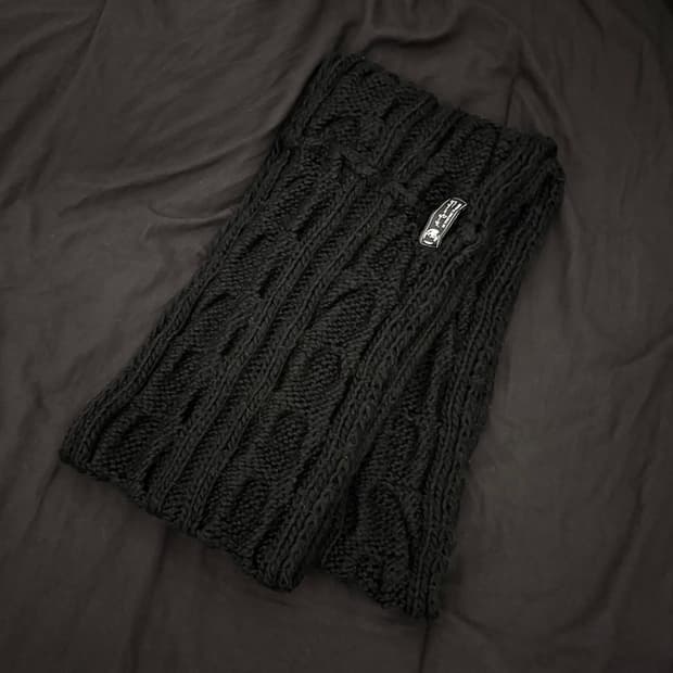 히스테릭 글래머 울 니트 머플러