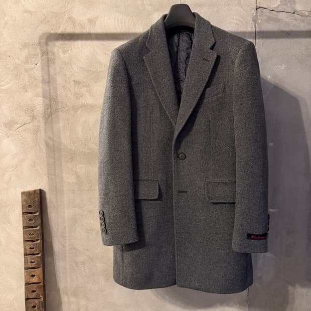 인터메조 캐시미어 체스터필드 코트 100