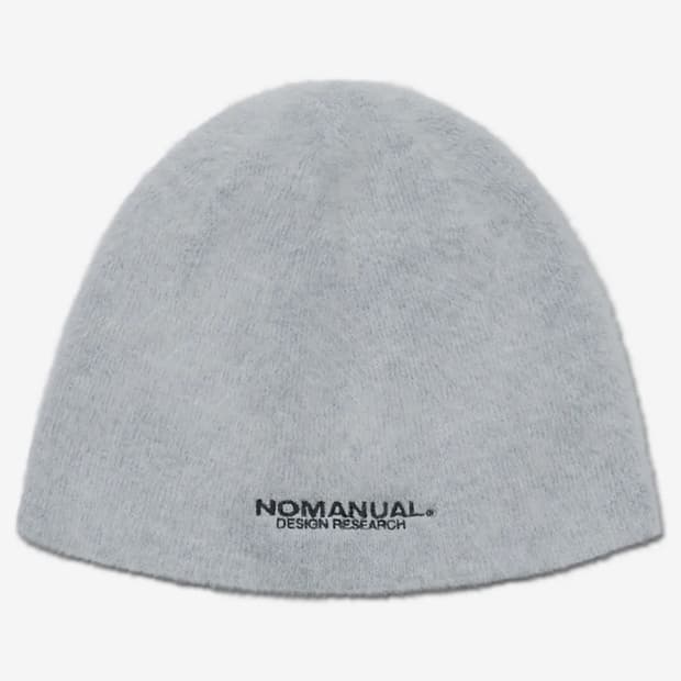 NM HAIRY BEANIE - LIGHT GRAY