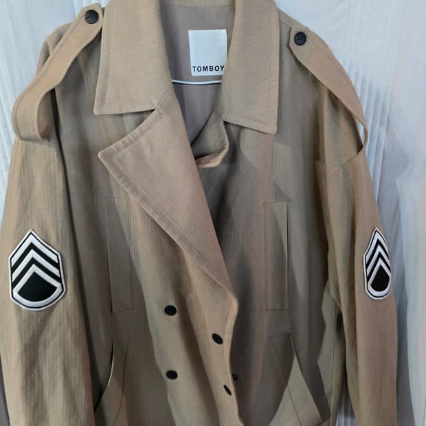 톰보이 오버핏코트 