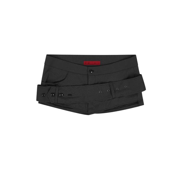보헤미안서울 BELT DETAIL SHORTS