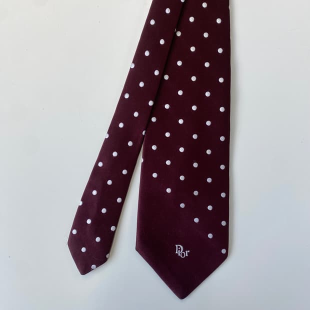 크리스찬 디올(Dior) 심플로고 명품 정품넥타이