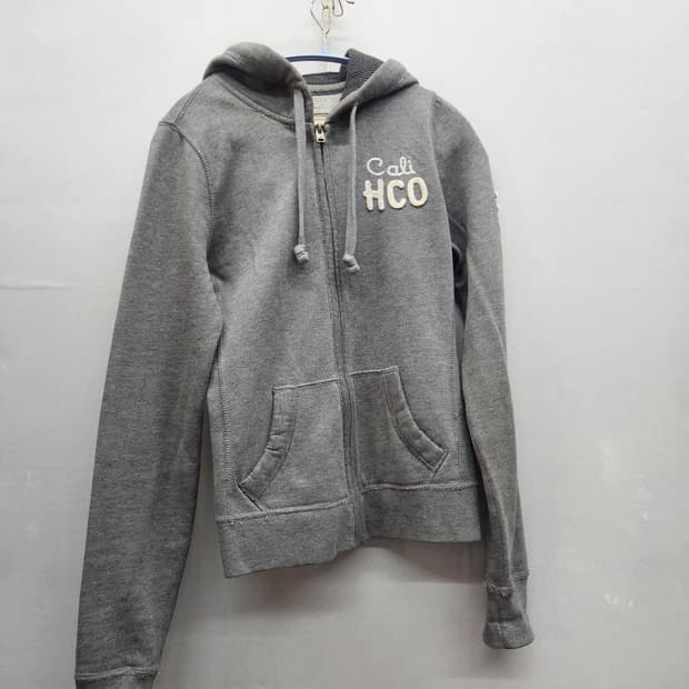 홀리스터 사이드로고 Y2K 후드집업 XS(S)