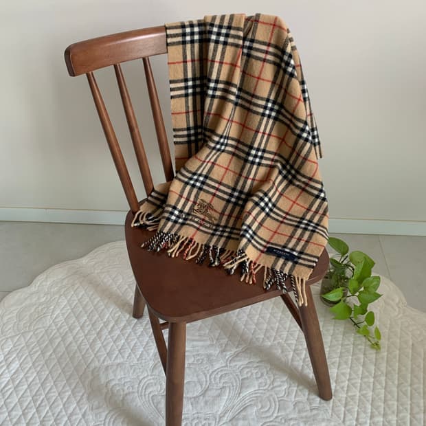 버버리 퓨어 울 무릎담요