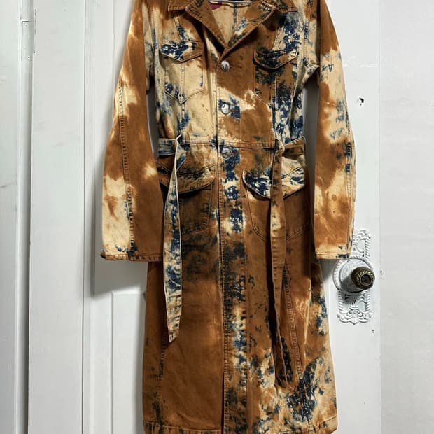 G 브랜드 블리치드 코트