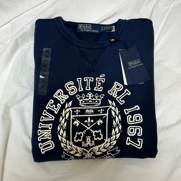[미 시착 새 상품] 폴로랄프로렌 맨투맨 xs(남녀공용)