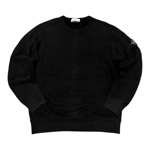 스톤아일랜드 블랙 맨투맨 