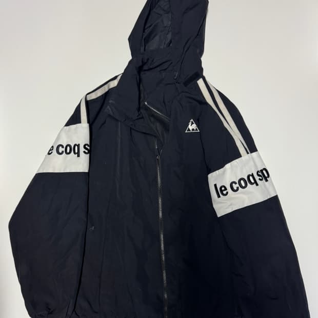 르꼬끄 스포르티브 오버핏 트랙 선데이 바람막이 블랙