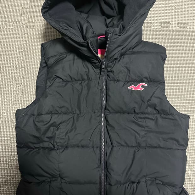 홀리스터 y2k 조끼패딩 M