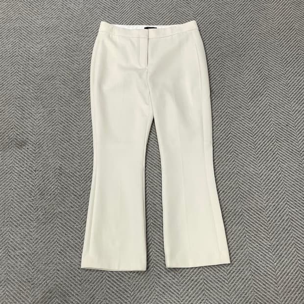 띠어리 아이보리 슬랙스 v0055