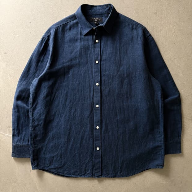 Banana Republic Navy Linen Shirt