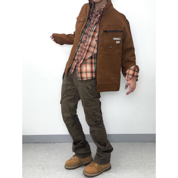 빈티지 브라운 카고 팬츠 y2k