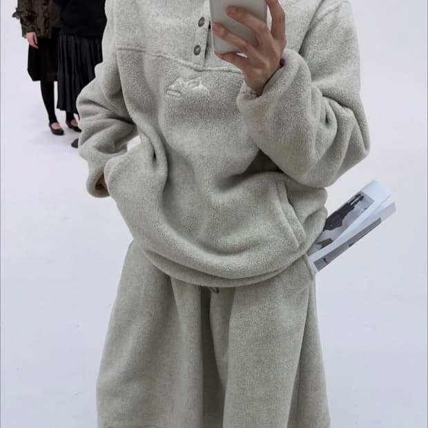 EONT’S mountain fleece set (oatmeal)