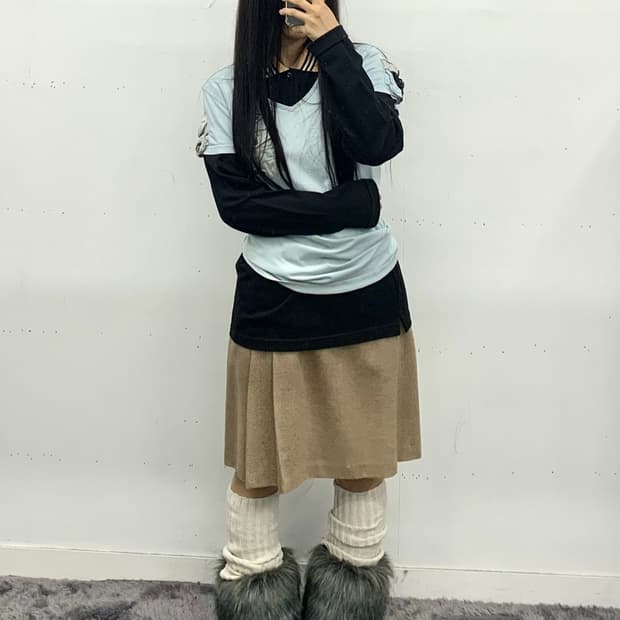 버버리 카라티 롱슬리브(made in hongkong)