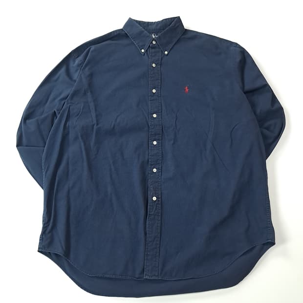 CA341 XL 폴로 90s 미국판 페이디드 다크네이비 셔츠 남방