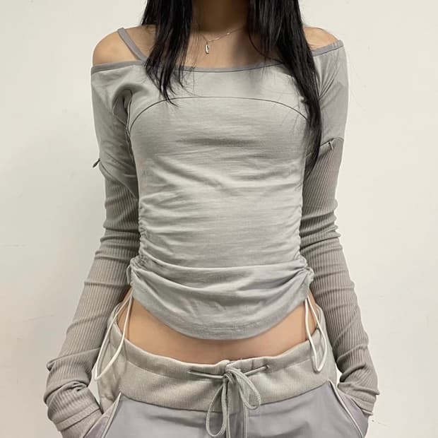 000.undefined DROP SHOULDER LONG SLEEVE