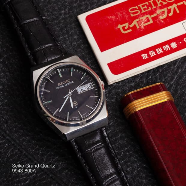 세이코 그랜드 쿼츠 9943-500A 빈티지 시계
