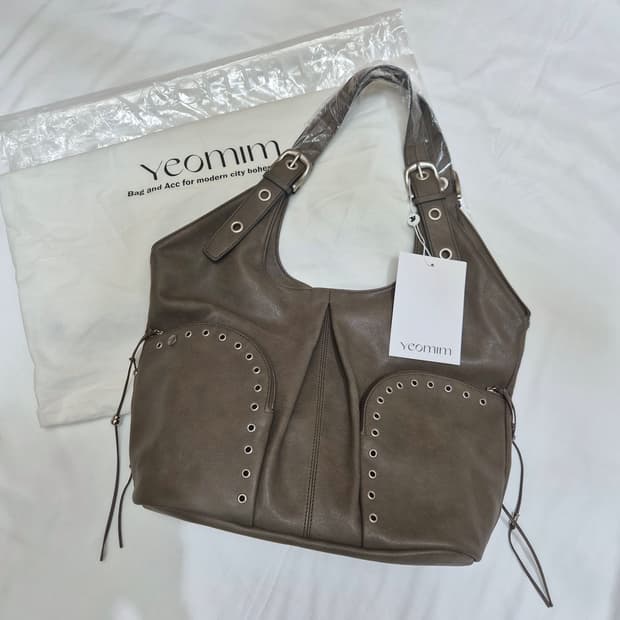 (새상품) 여밈 베르소백(짙은 회갈색)