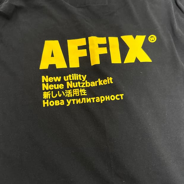 AFFIX 롱슬리브 M size