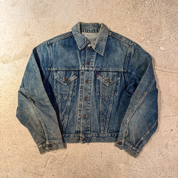 LEVI’s 1960’s– 557 Big E Denim Trucker 