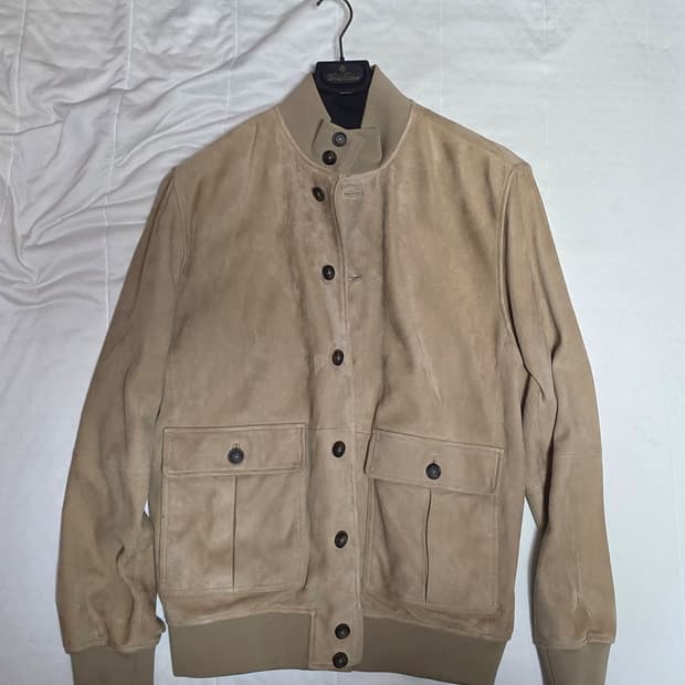 브룩스브라더스 스웨이드 자켓 xl