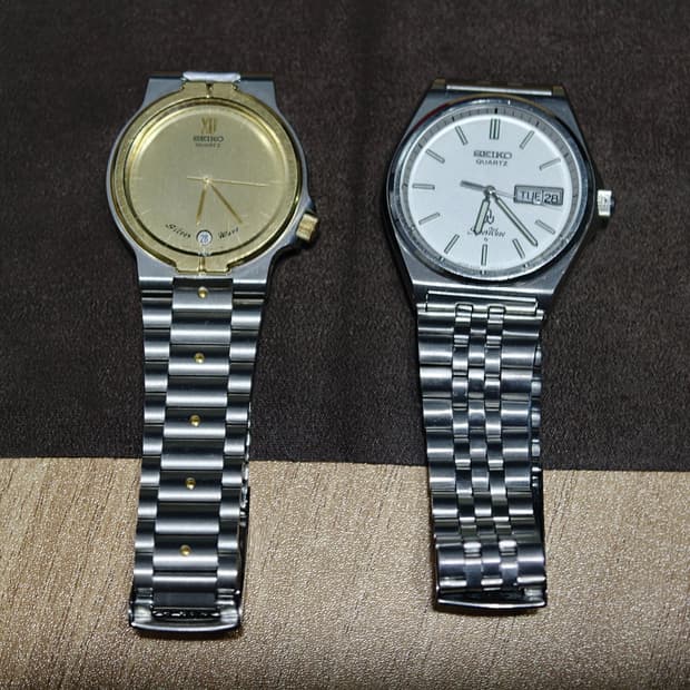 빈티지 세이코 시계 두점
