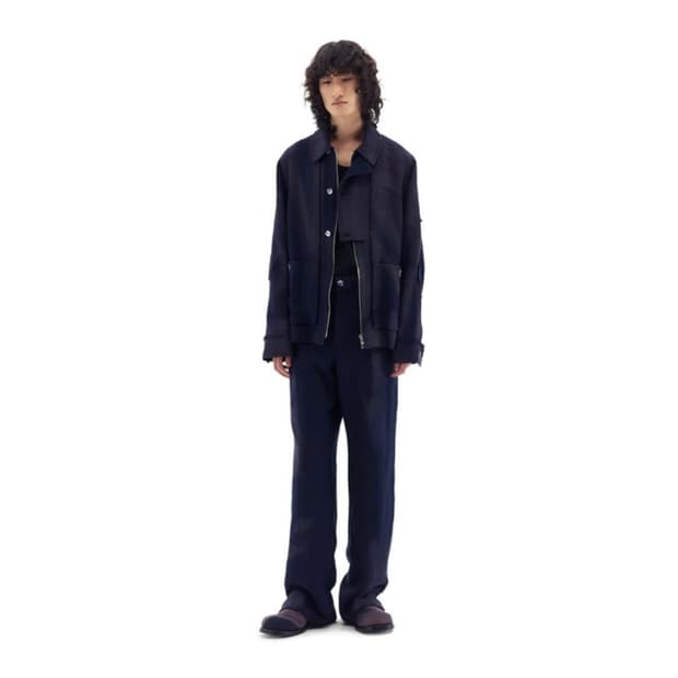 지용킴 Tweed Straight Trousers (m) 급전 판매