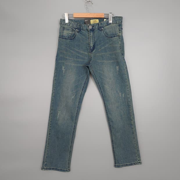 새제품)데님서플라이 DENIM SUPPLY 스트레이트 중청 데님팬츠 32