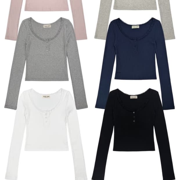 페일제이드 릴리 펀칭 버튼티 오트밀