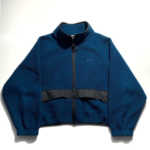 나이키 크롭 플리스 자켓