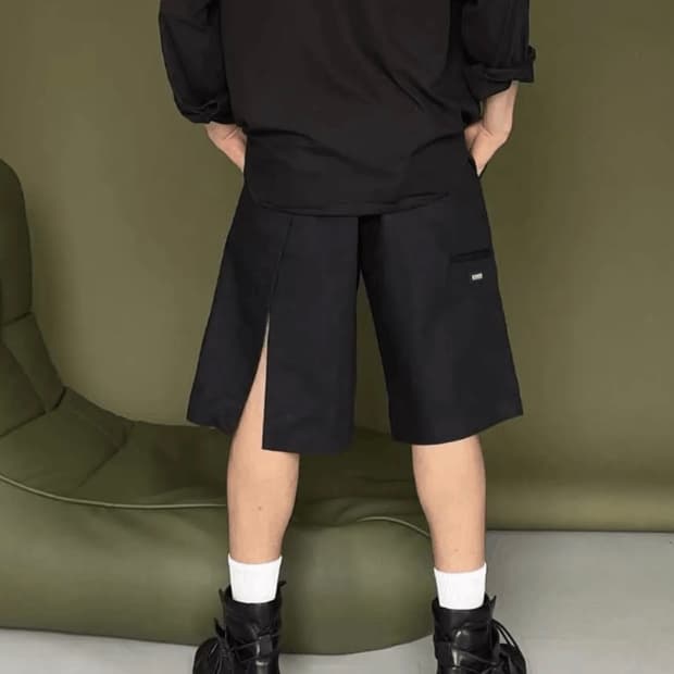 베트멍 2016 워크웨어 쇼츠 VETEMENTS 아카이브  블랙