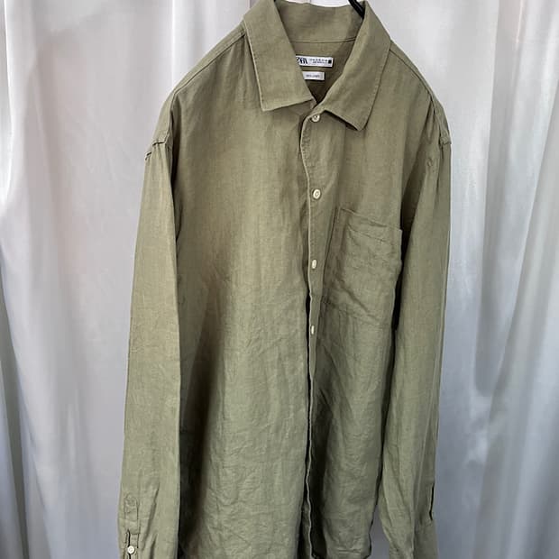 zara linen shirt 