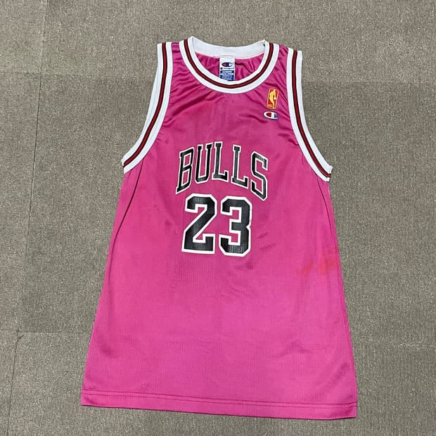 챔피온 NBA 조던 23 시카고 불스 저지