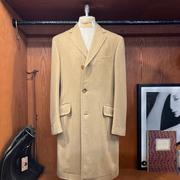 던힐 캐시미어/ 울 코트