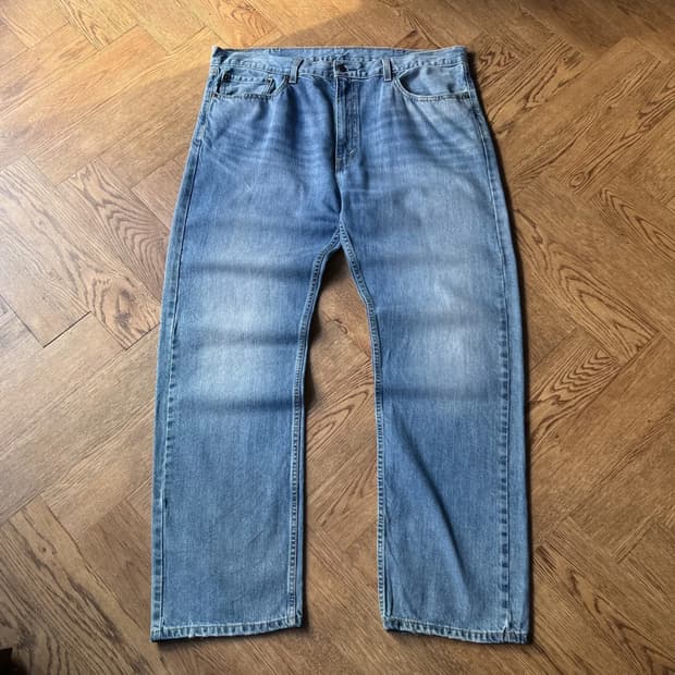 [40]리바이스 505 빈티지 워싱 빅사이즈 데님 팬츠