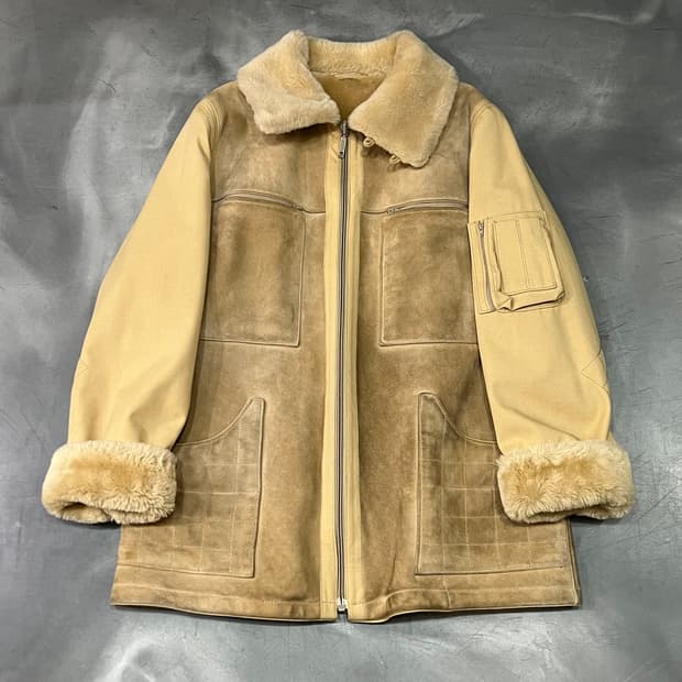  Zilli 코듀로이 무스탕 자켓 y15117