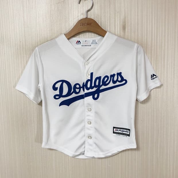 MLB 마제스틱 LA다져스 홈유니폼/져지 유스M(5-6세)