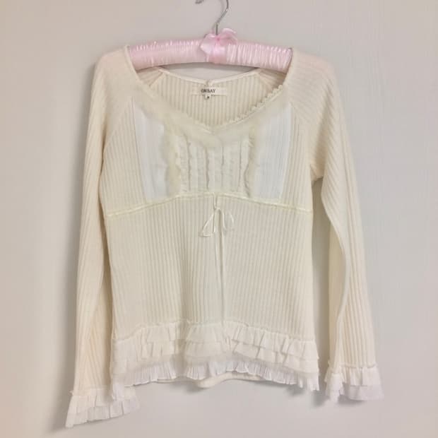 vintage ivory knit 