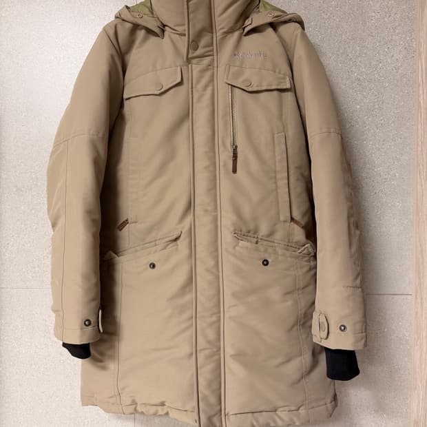 콜럼비아 구스다운 옴니히트 여성 패딩 m 드라이완료