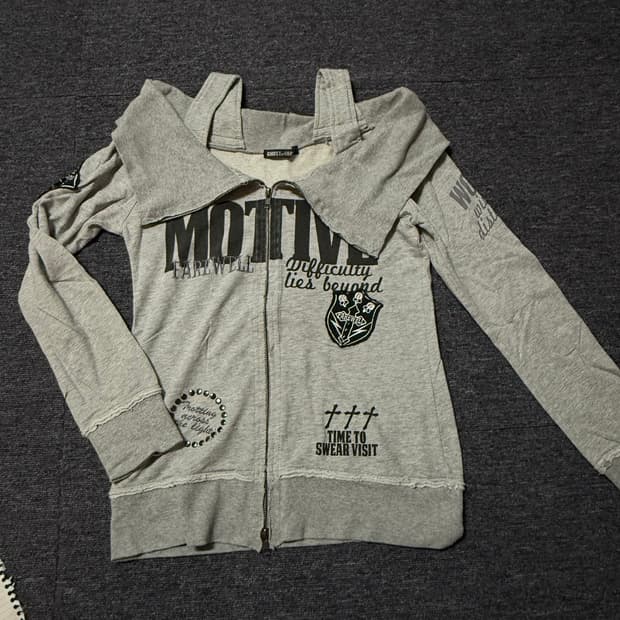 고스트오브할렘 빈티지 펑크 집업